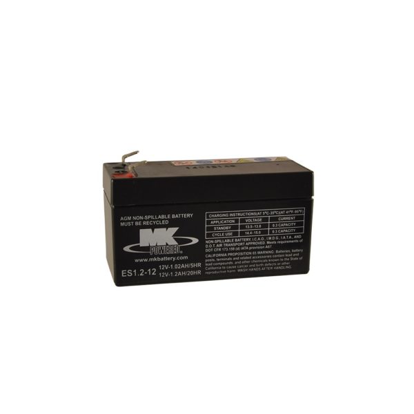 12V 1.2AH MK Sealed Lead Acid (AGM) Battery