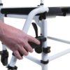 Shower Chair & Commode with 5" Castor Wheels (55cm Seat Width) - Image 3