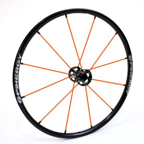 24" Spinergy LX Wheel - Black Rim, Black Hub, 12 Spokes - Image 4