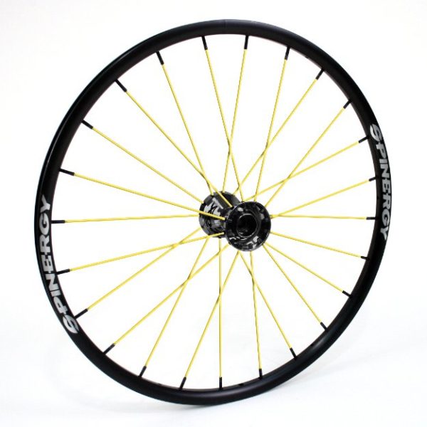 24" Spinergy SLX Wheel - Black Rim, Black Hub, 24 Spokes - Image 6